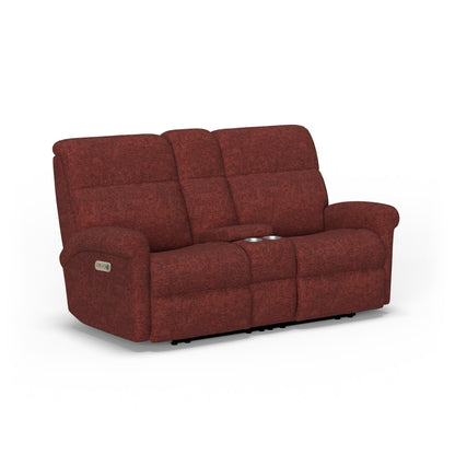 Davis Power Reclining Loveseat with Console & Power Headrests - Default Title