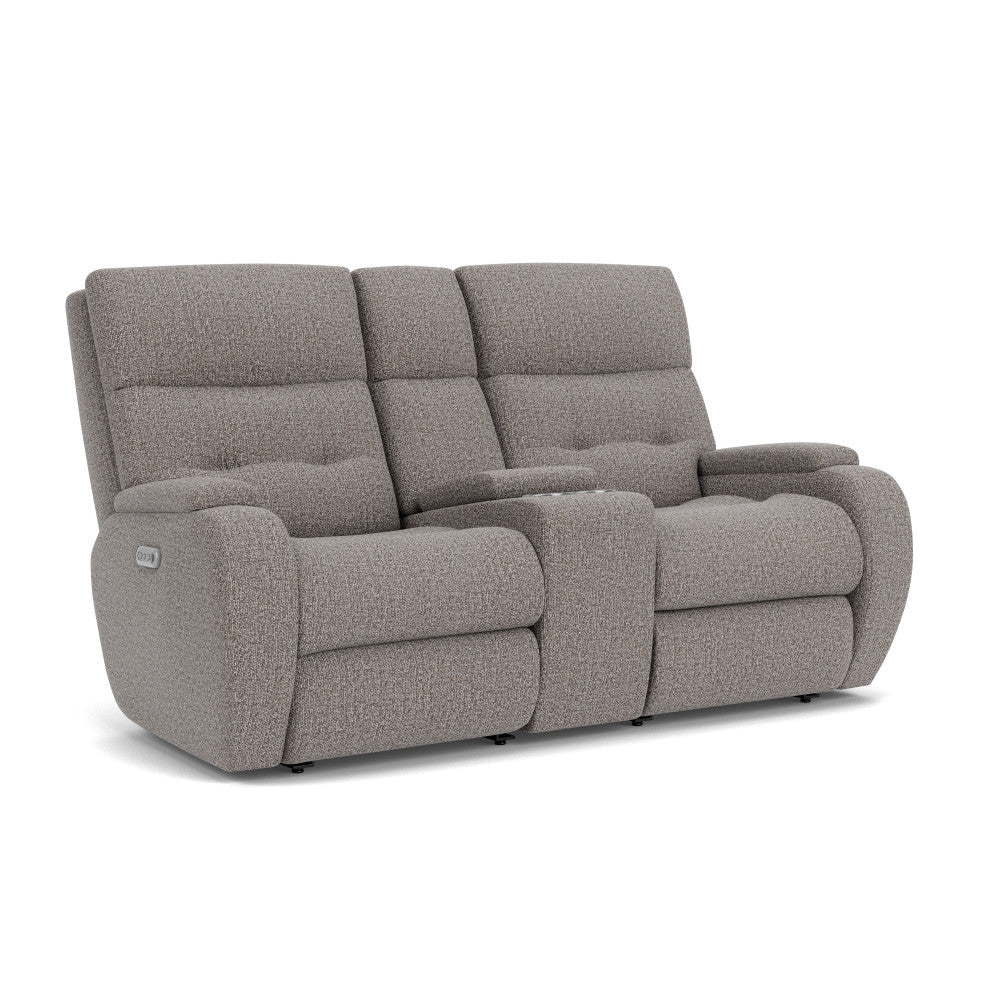 Strait Power Recliner with Power Headrest & Lumbar - Default Title