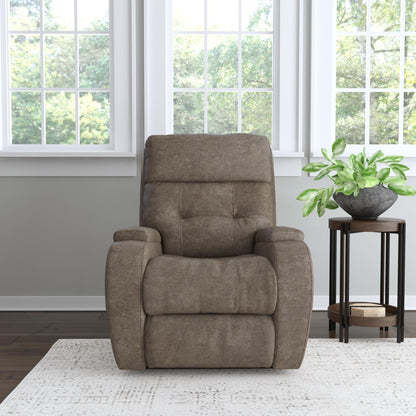 Strait Power Recliner with Power Headrest - Leather 653-80