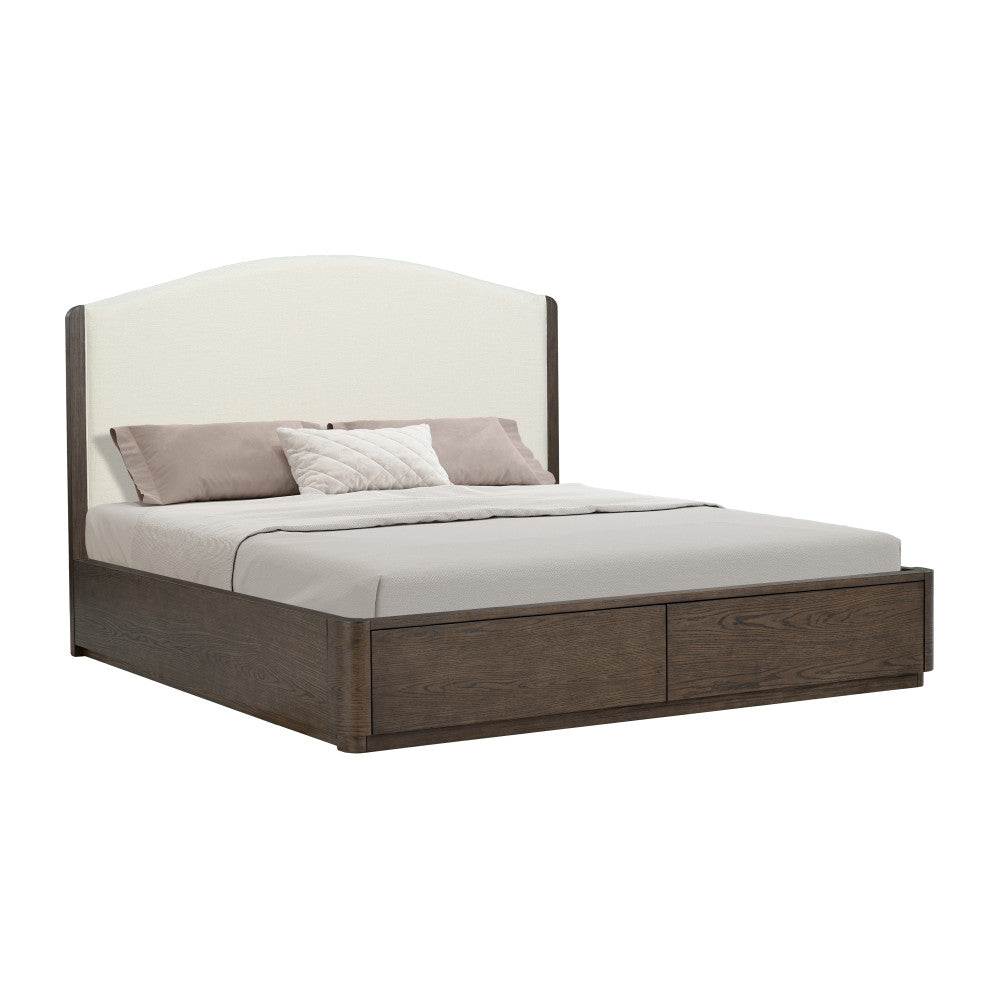 Athens King Upholstered Storage Bed - Default Title