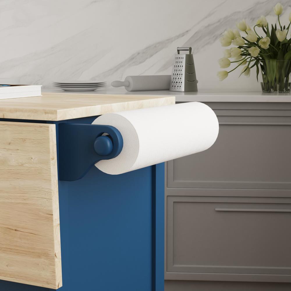 Dolly Madison Drop Leaf Kitchen Cart - Blue