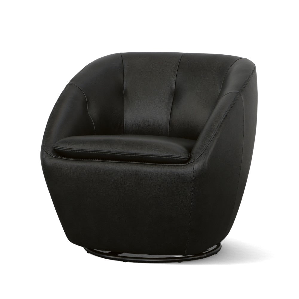 Wade Swivel Chair - Black