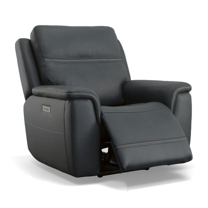 Sawyer Power Recliner with Power Headrest & Lumbar - Leather 009-42