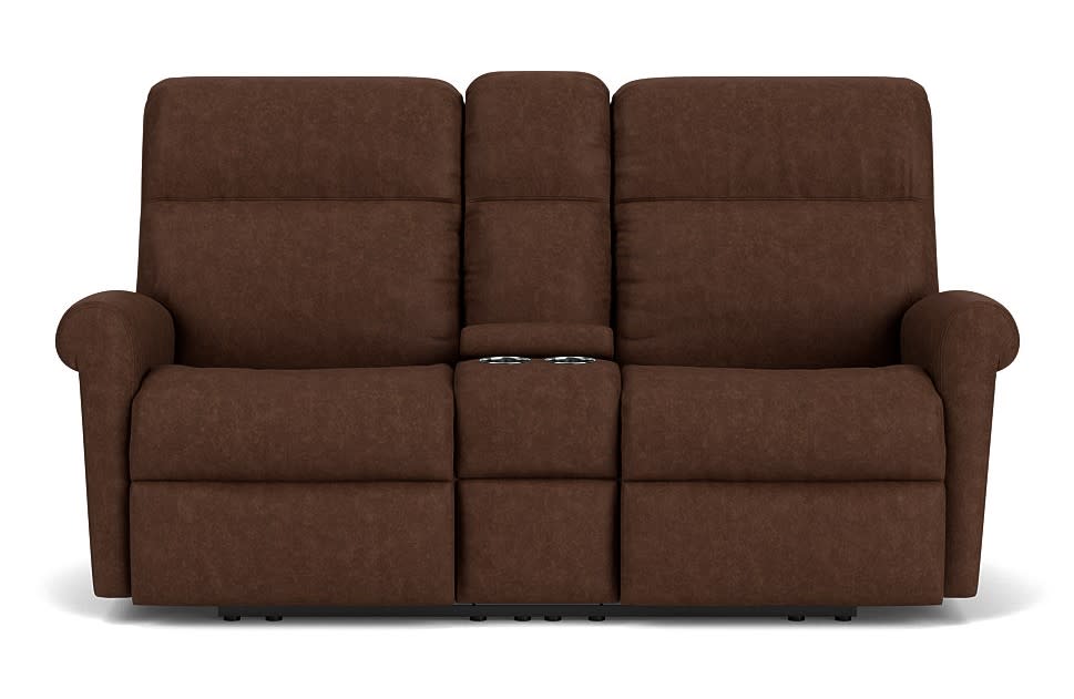 Davis Reclining Loveseat with Console - Default Title