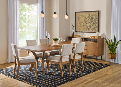 Millwork Rectangular Dining Table - Default Title