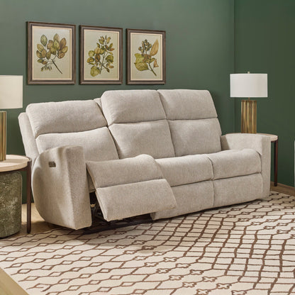 Score Power Reclining Sofa with Power Headrests & Lumbar - Fabric 300-01 - 6000001250