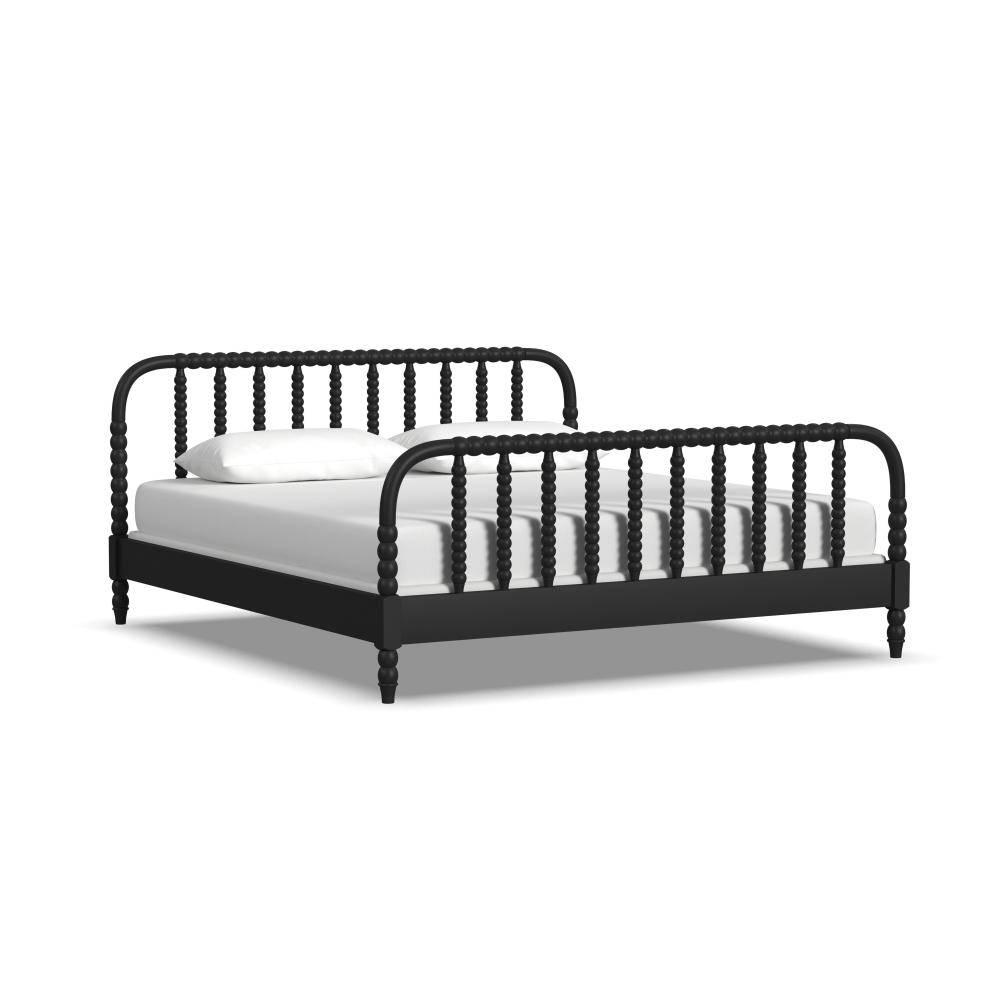 Spindle King Bed - Black