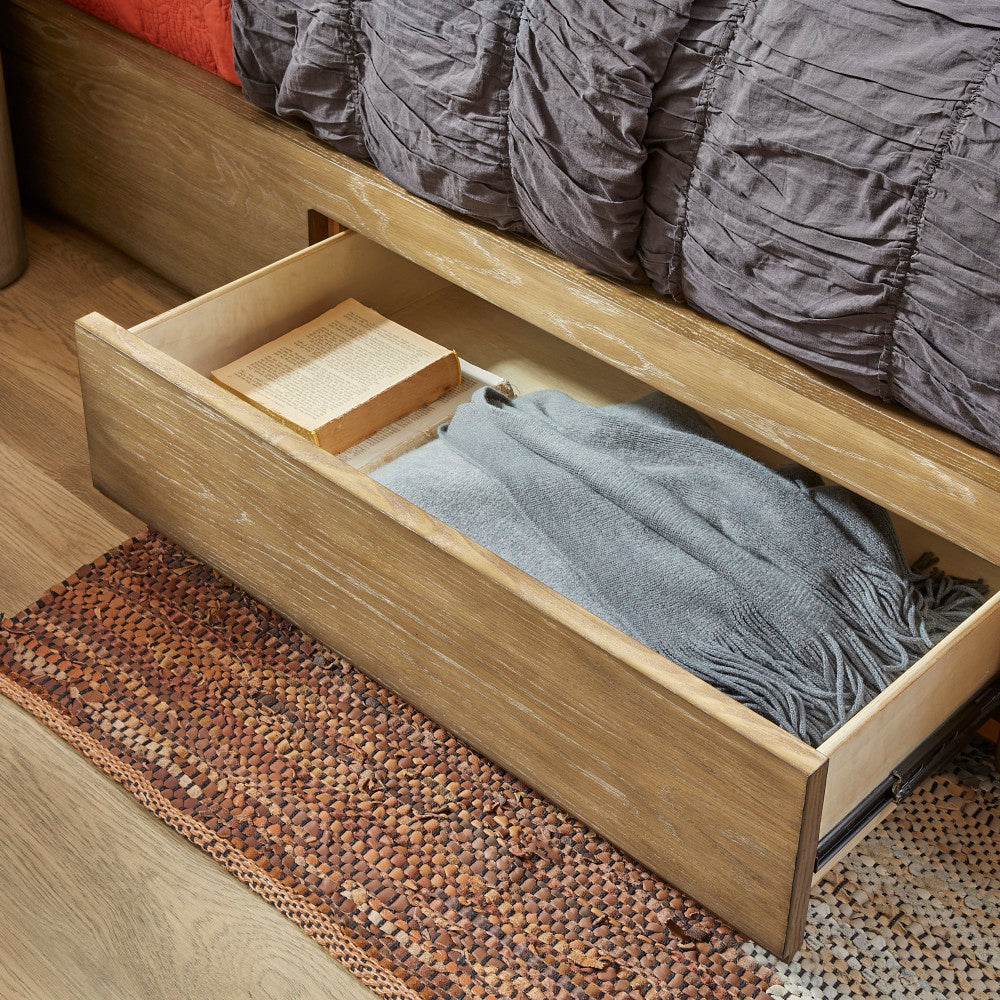 Normandy King Upholstered Storage Bed - Default Title