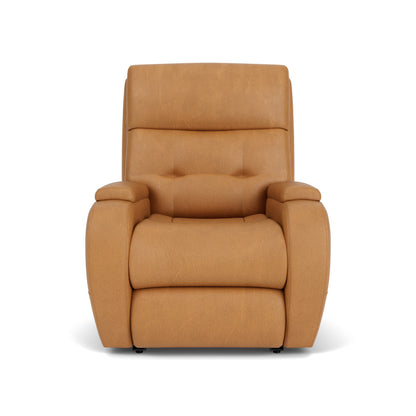 Strait Power Recliner with Power Headrest - Leather 653-80