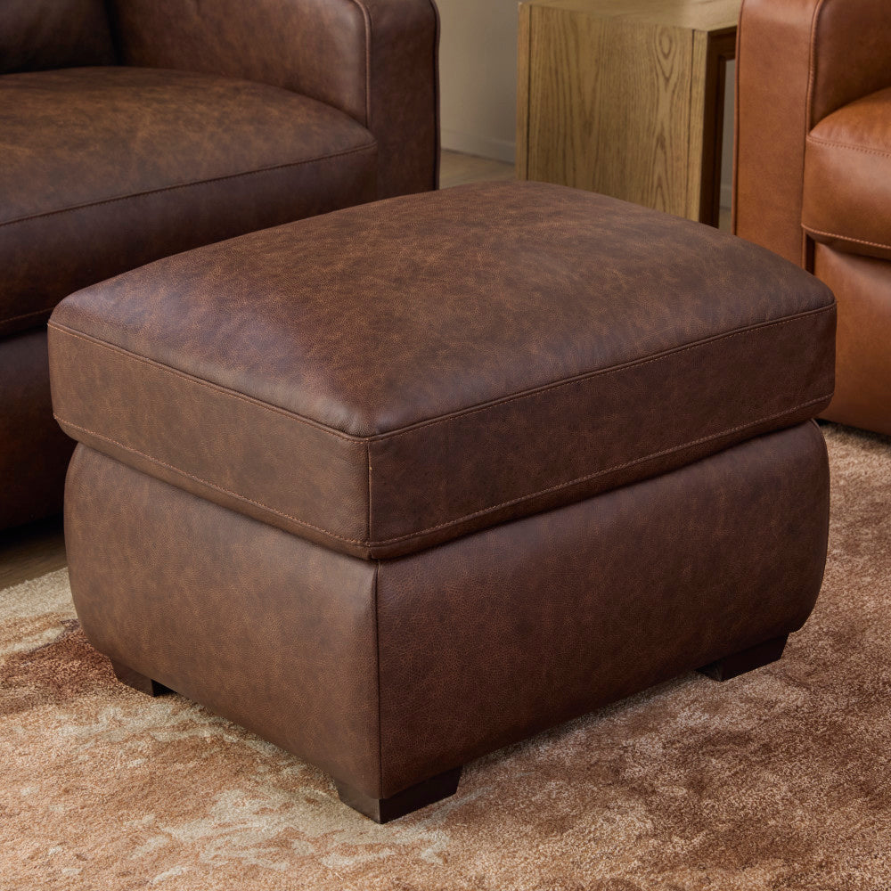 Hudson Ottoman - Leather 896-72