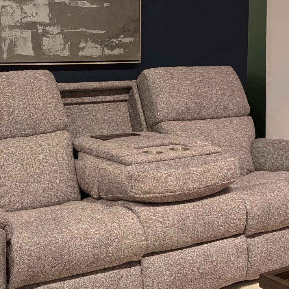 Porter Power Reclining Sofa with Console, Power Headrest, & Lumbar - Fabric 365-72