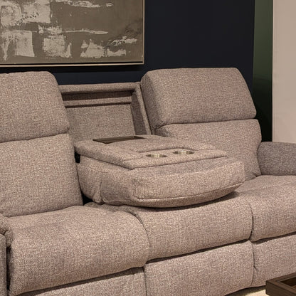 Porter Power Reclining Sofa with Console, Power Headrest, & Lumbar - Fabric 365-72