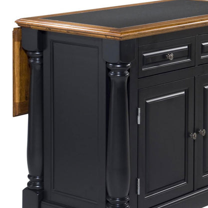 Monarch Kitchen Island - Black - 5000000100