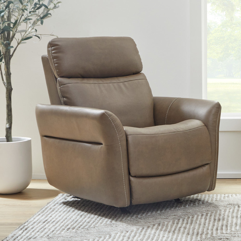 Artemis Power Rocking Recliner with Power Headrest, Lumbar, Heat & Massage - Leather 886-72