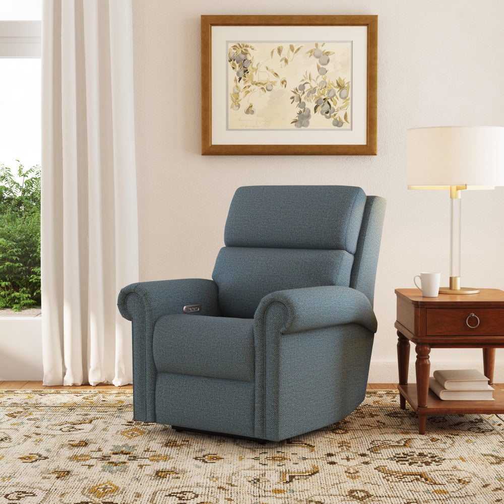Bernard Collection - Power Recliner with Power Headrest & Lumbar