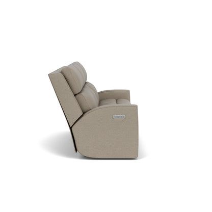 Score Power Reclining Sofa with Power Headrests & Lumbar - Fabric 300-01 - 6000001250