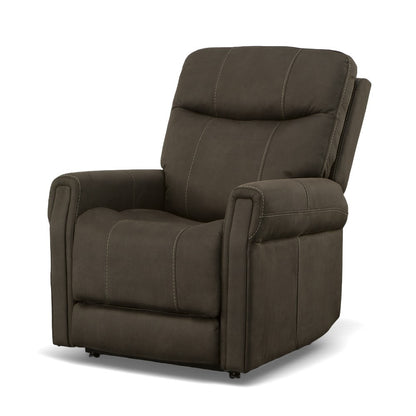 Jenkins Power Lift Recliner with Right-Hand Control & Power Headrest - Brown