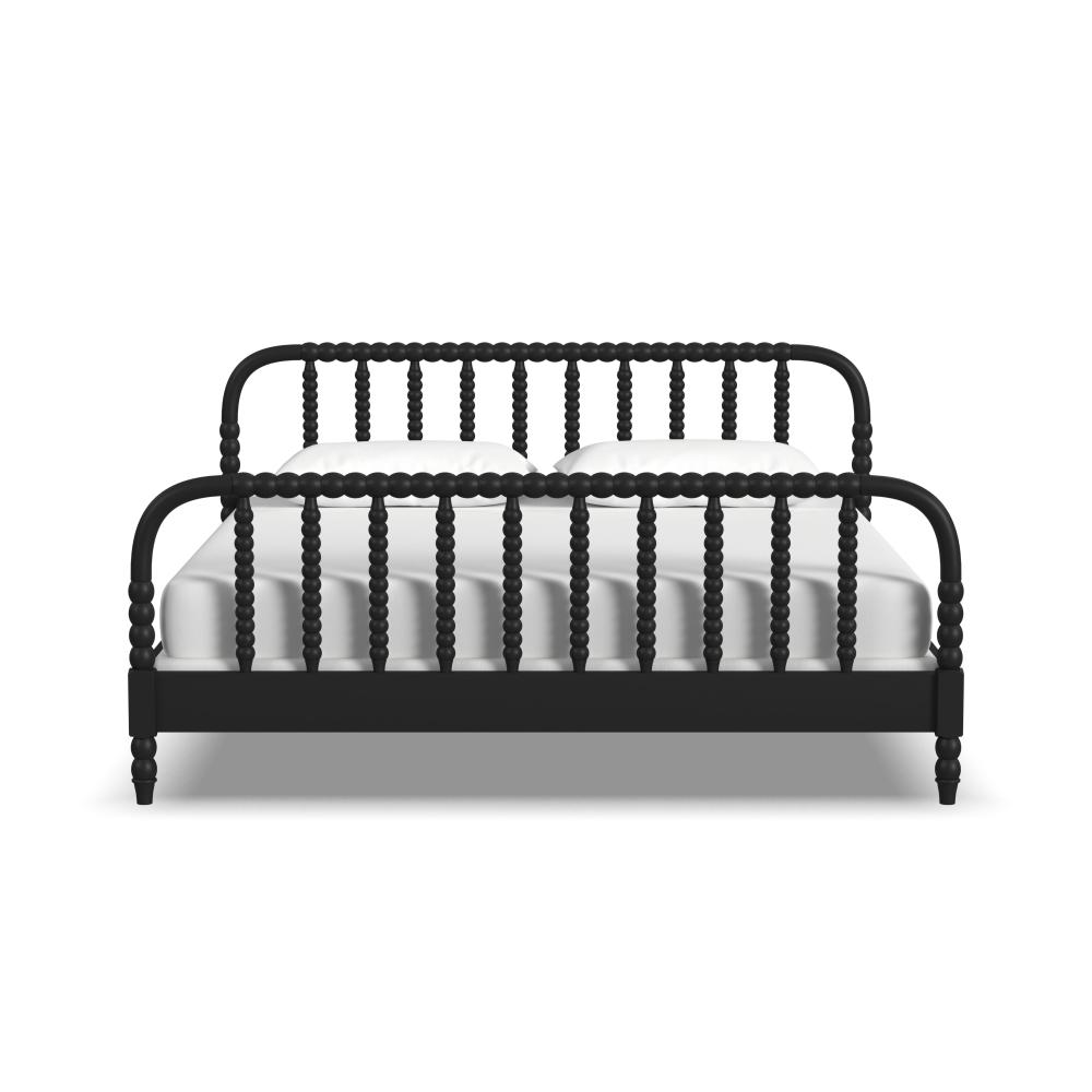Spindle King Bed - Black