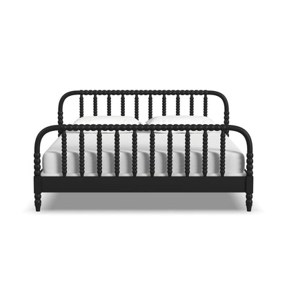 Spindle King Bed - Black