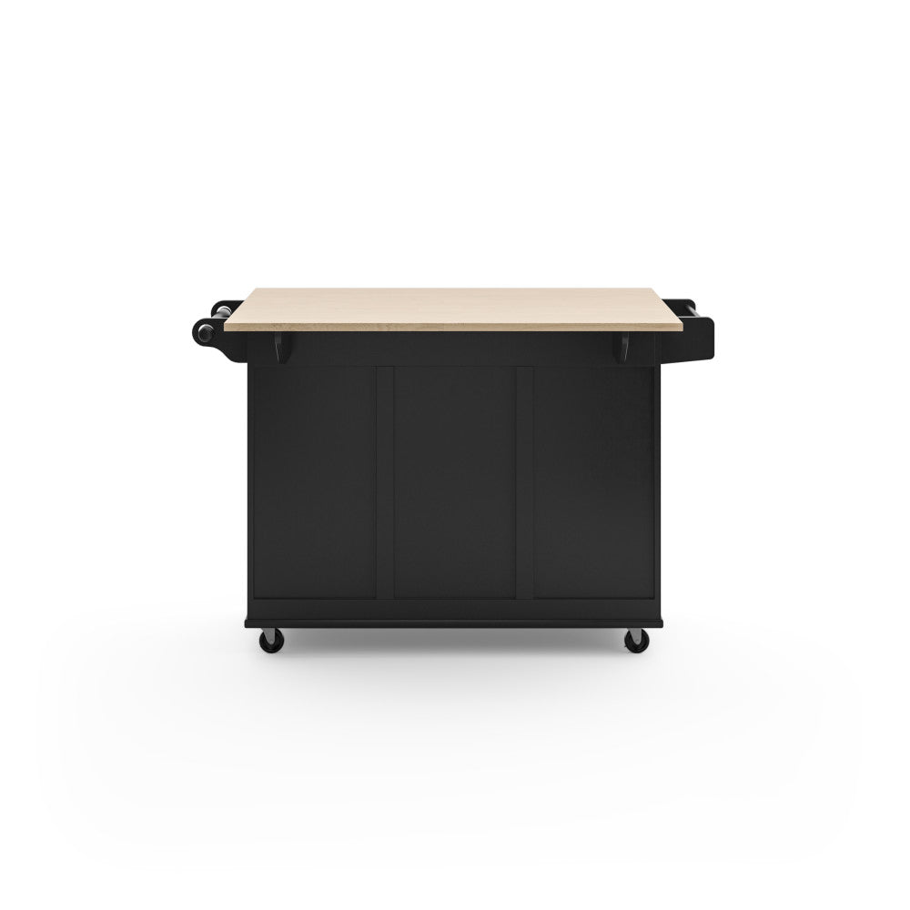 Dolly Madison Kitchen Cart - Black