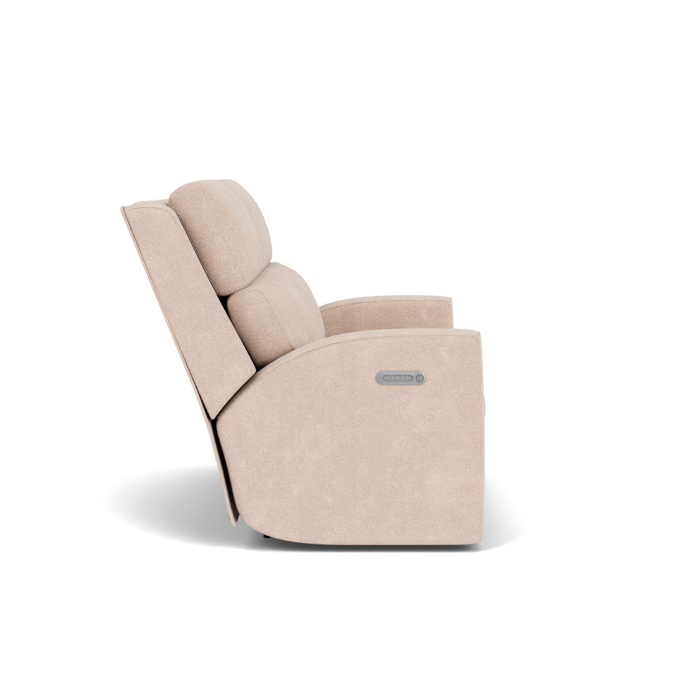 Score Power Reclining Loveseat with Power Headrests & Lumbar - Fabric 076-11