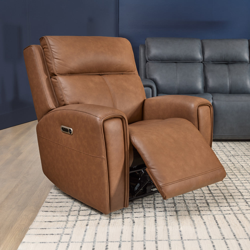 Warren Power Recliner with Power Headrest & Lumbar - Leather 727-41 - 5000010216