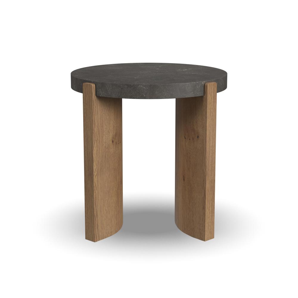 Eclipse Round End table - Brown