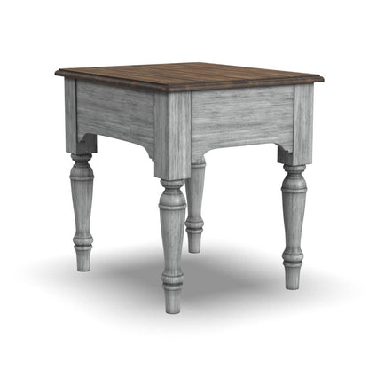 Plymouth End Table - Gray, Brown - 5000003396