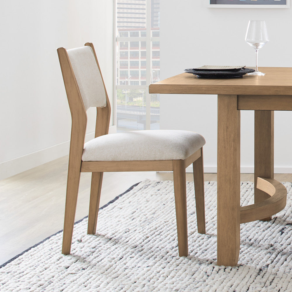 Normandy Pair of Upholstered Dining Chairs - Default Title