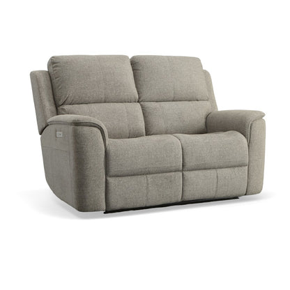 Henry Power Reclining Loveseat with Power Headrests & Lumbar - Fabric 425-01