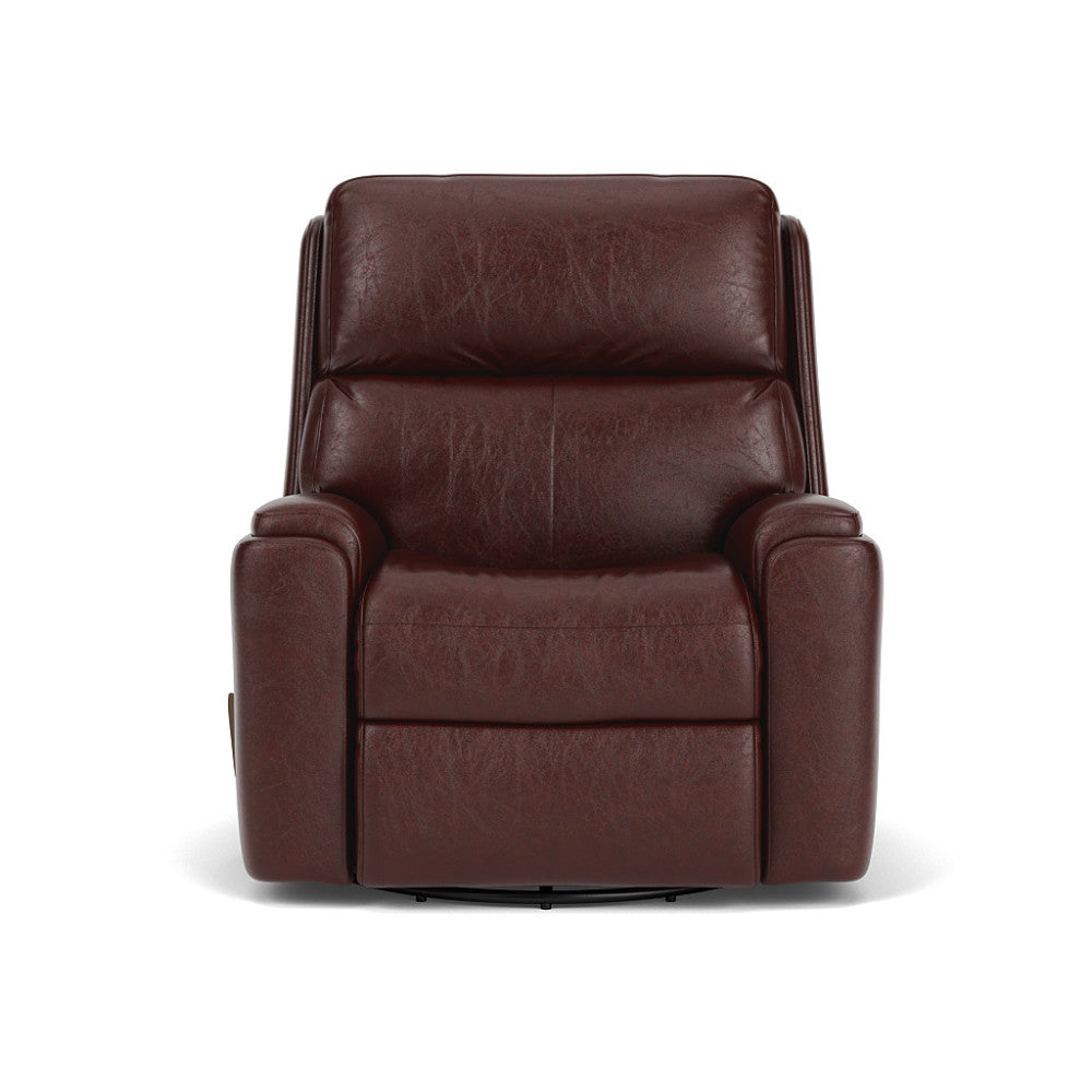 Rio Swivel Gliding Recliner - Leather 824-14