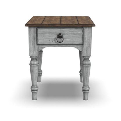 Plymouth End Table - Gray, Brown - 5000003396