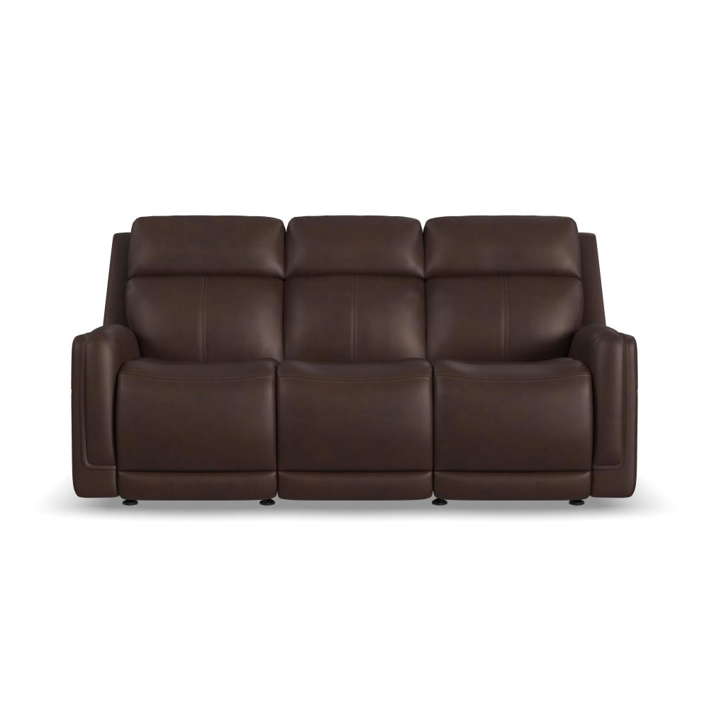 Alister Power Gliding Sofa with Power Headrests & Lumbar - Leather 946-71
