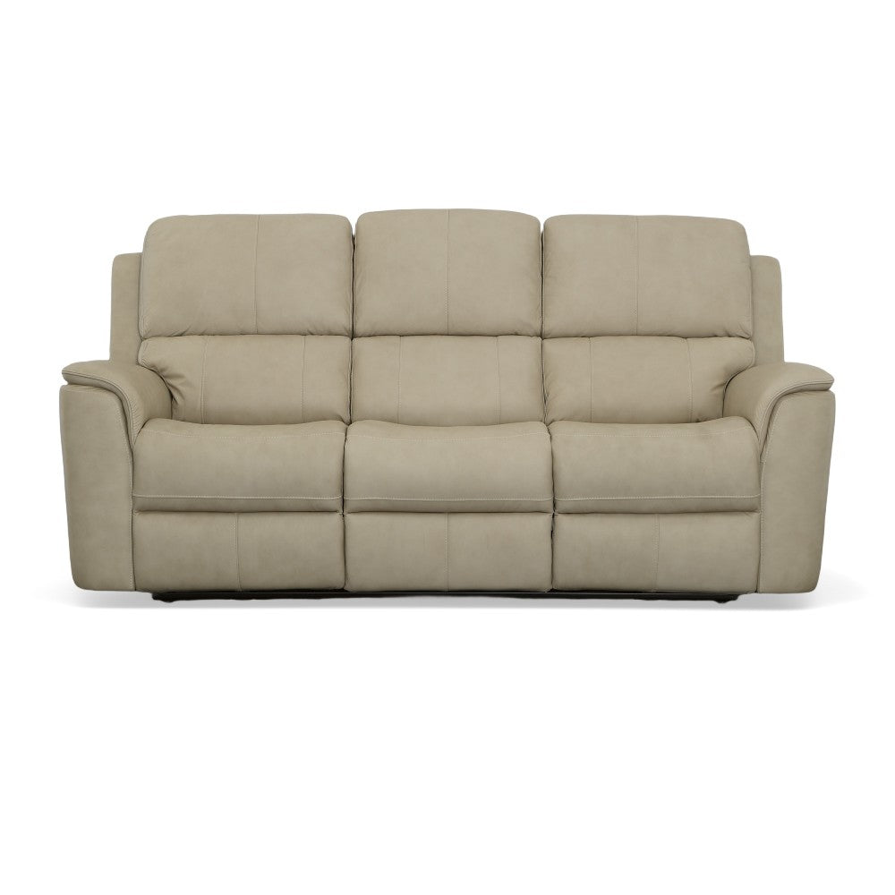 Henry Power Reclining Sofa with Power Headrests & Lumbar - Leather 946-80