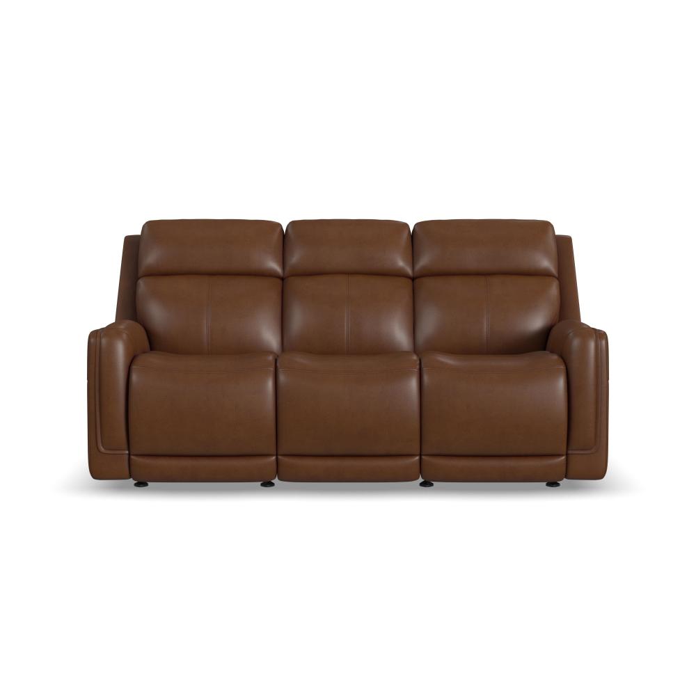 Alister Power Gliding Sofa with Power Headrests & Lumbar - Leather 734-72
