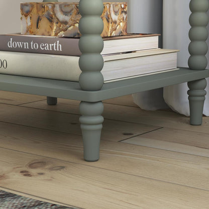 Spindle Nightstand - Green