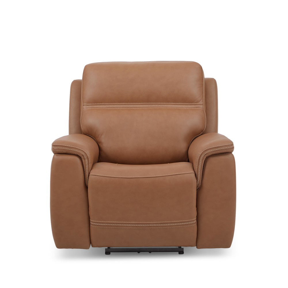 Sawyer Power Recliner with Power Headrest & Lumbar - Leather 727-73
