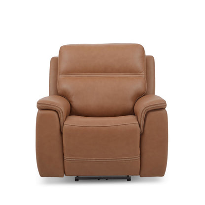 Sawyer Power Recliner with Power Headrest & Lumbar - Leather 727-73