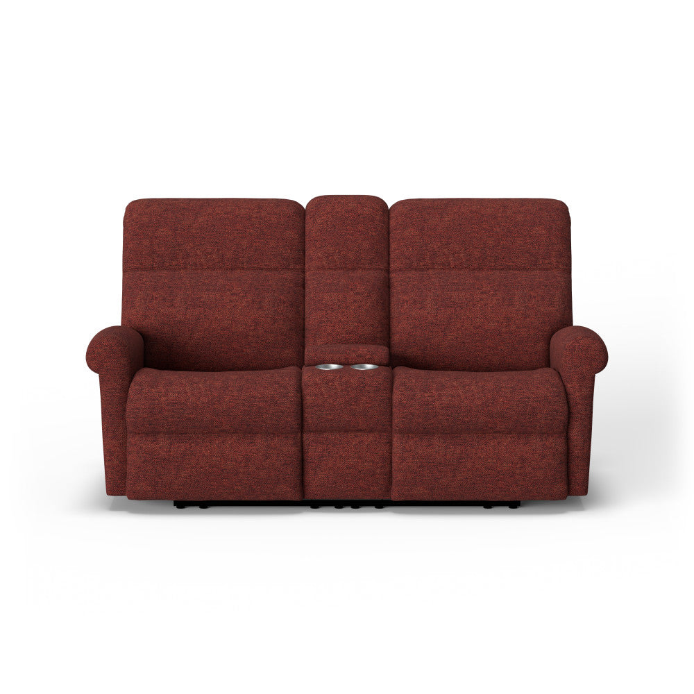 Davis Power Reclining Loveseat with Console & Power Headrests - Default Title
