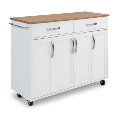 Storage Plus Kitchen Cart - Off-White
