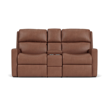 Catalina Reclining Loveseat with Console - Leather 775-12