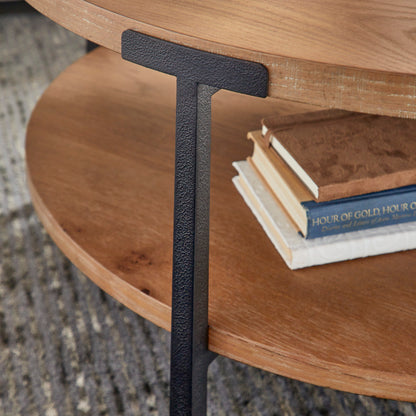 Millwork Round Coffee Table - Default Title