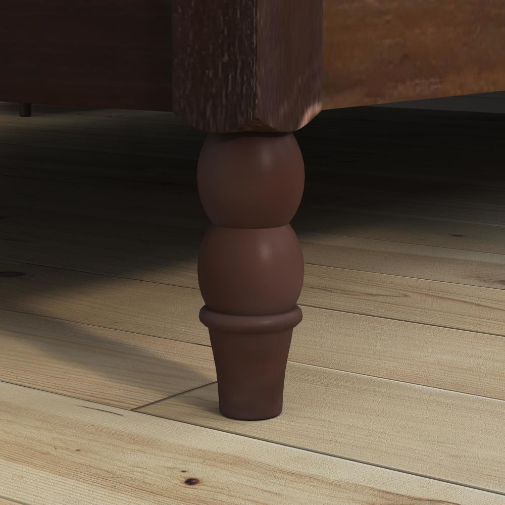 Spindle Queen Bed - Brown