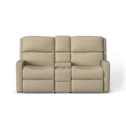 Catalina Power Reclining Loveseat with Console - Leather 775-80