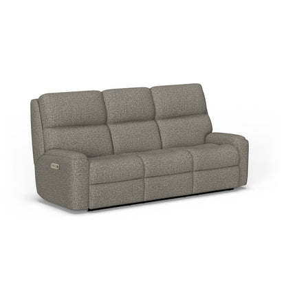 Rio Power Reclining Sofa with Power Headrests - Fabric 061-72