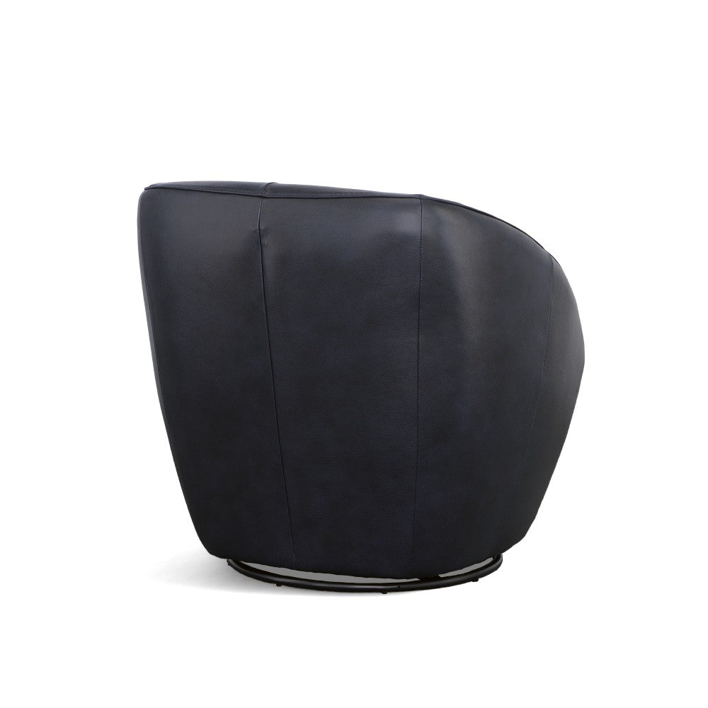Wade Swivel Chair - Navy