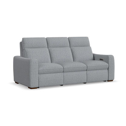 Ava Power Reclining Sofa with Power Headrest & Lumbar - Fabric 157-40