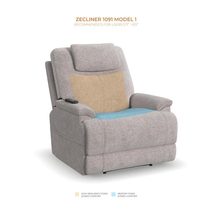 Zecliner Model 1 Power Sleep Recliner with Power Headrest & Lumbar - Default Title