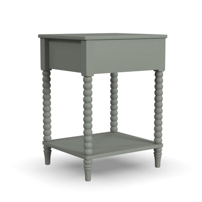 Spindle Nightstand - Green