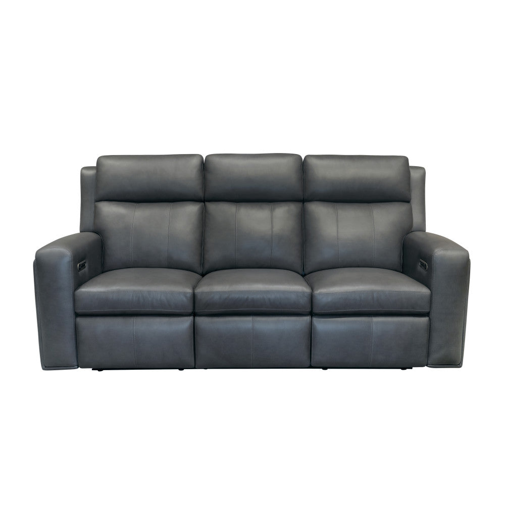Wyatt Power Reclining Sofa with Power Headrests & Lumbar - Leather 705-02